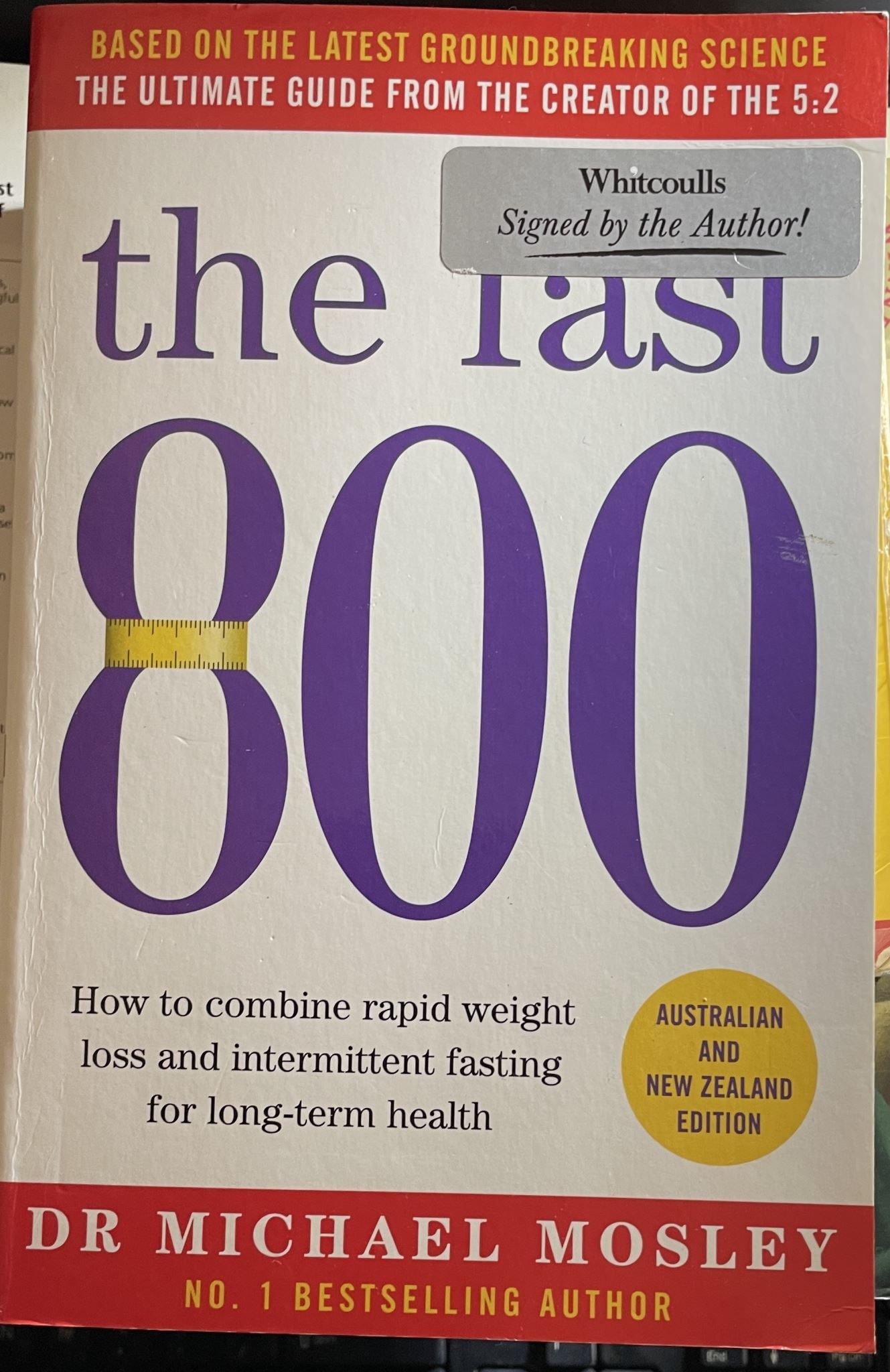 The Fast 800 by Dr Michael Mosley Signed